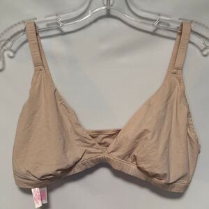 C3 PINK Victoria’s Secret tan unlined wire free bralette size XXL